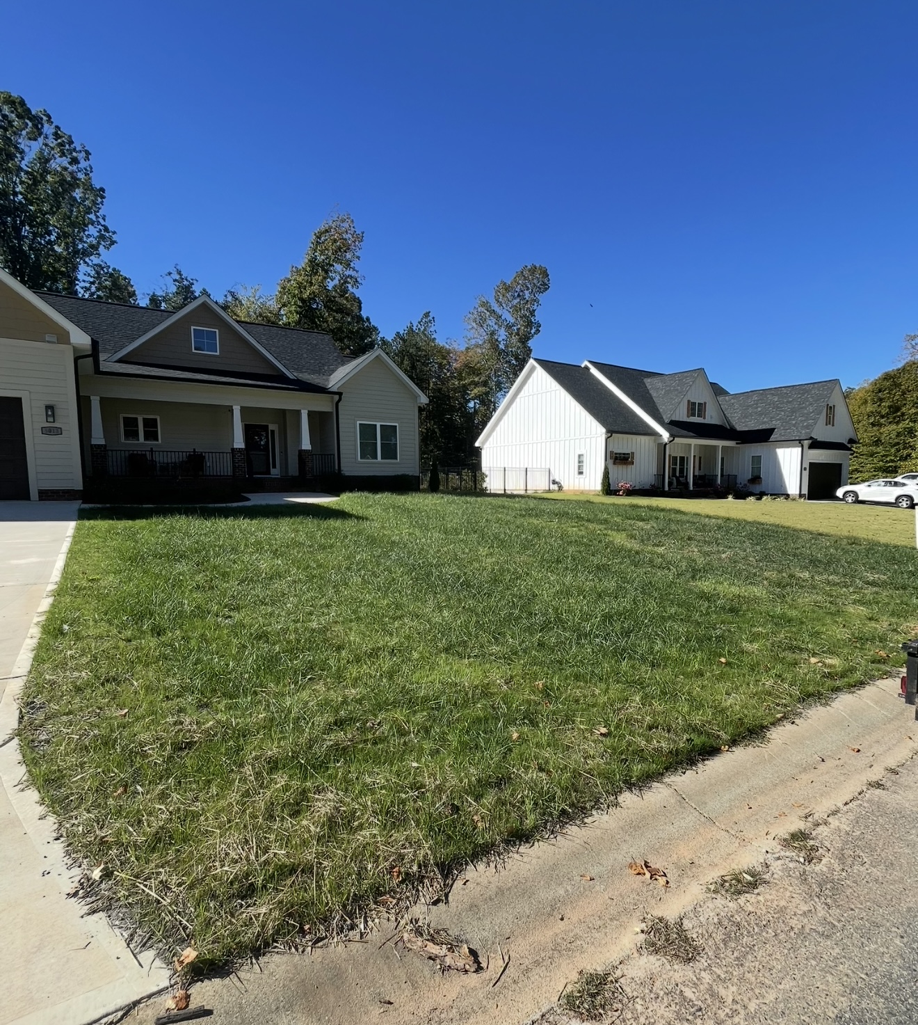 Areation and Overseeding — after