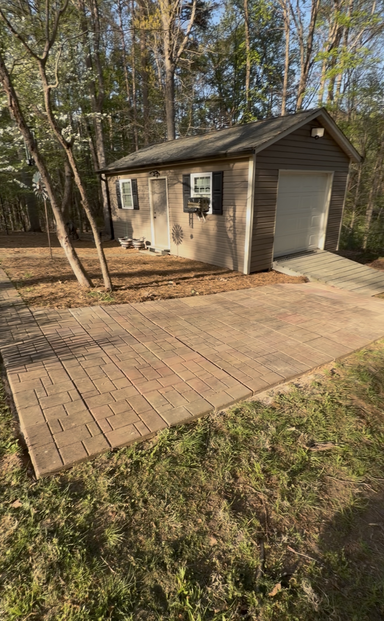 Paver Walkway — after